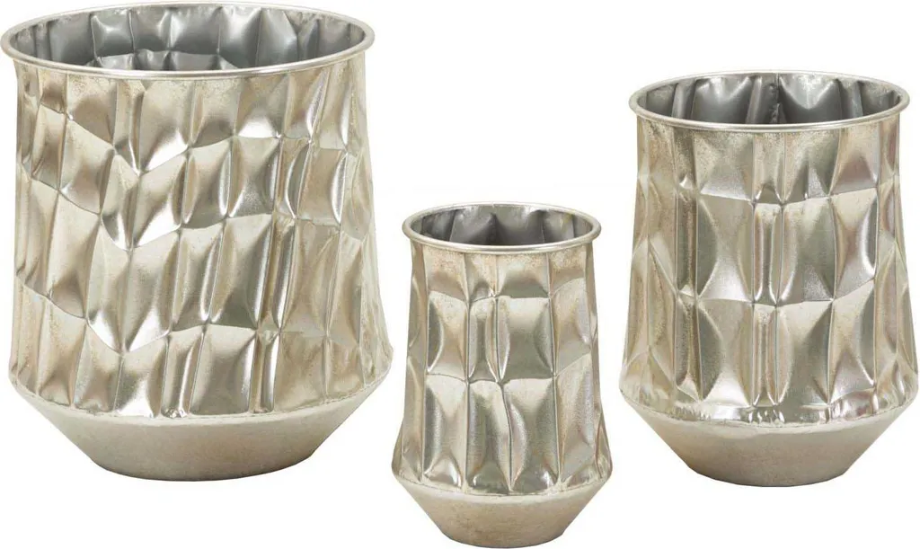 Sublimez un intérieur terne avec les vases argentés Mauro Ferretti x3