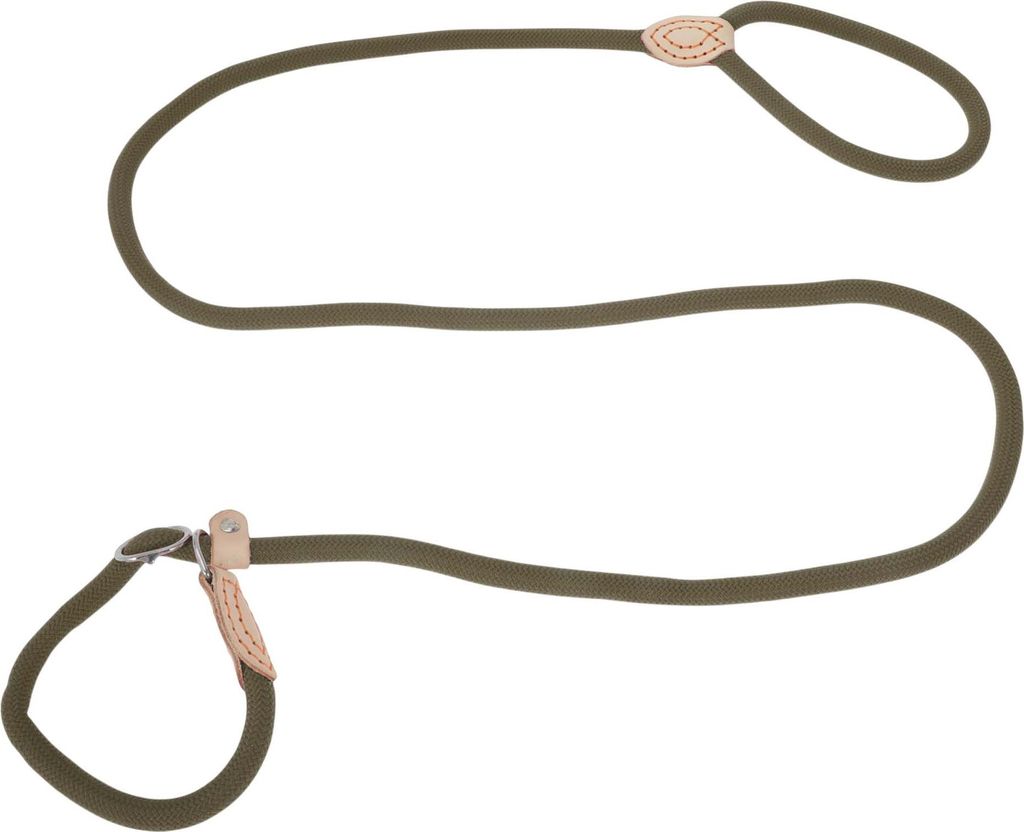 Hundeleine Slipleine Mit Zugstopp Langlebig Weich Geflochten Mit Halsband Verstellbar Apportierleine Für Mittelgroße Und Große Hunde 1.5m x 8mm ...