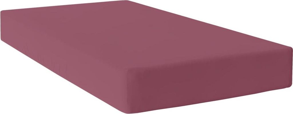 HappyFriday BASIC Spannbetttuch Magenta 160 x 200 x 32 cm