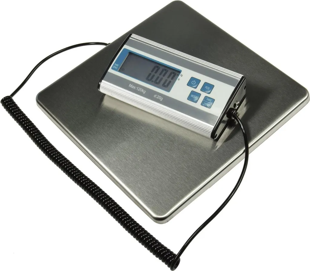 Balance pour Envois Postaux et Bagages 120kg Précise à 20g Format Compact