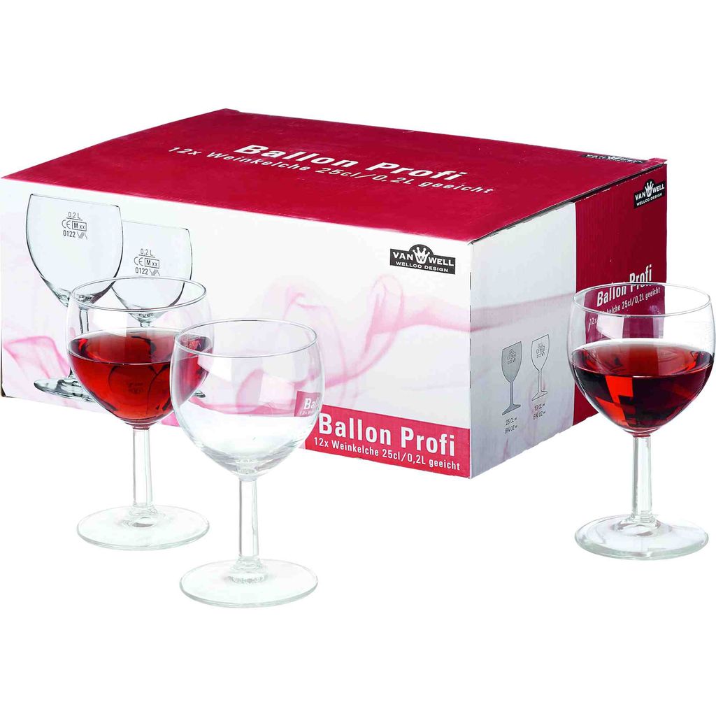 Profi Weinkelch 25 cl /-/ 0,2 l Produktbild 