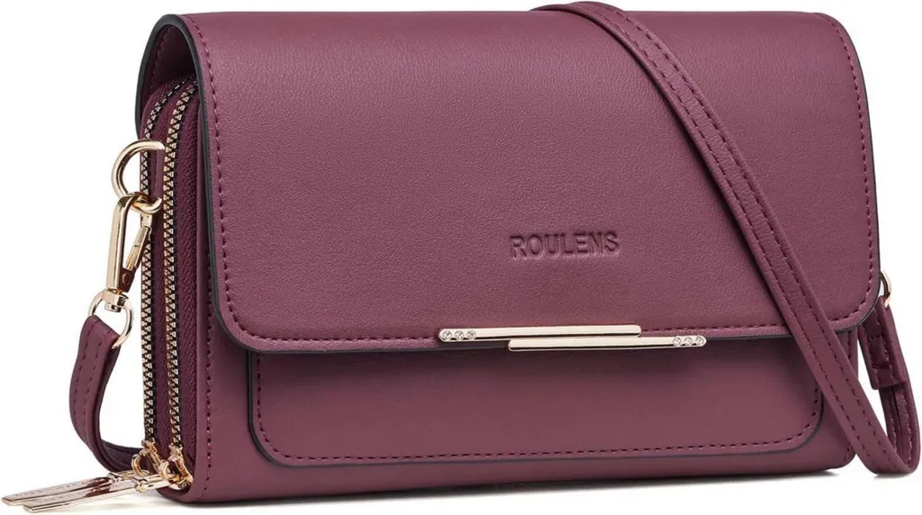 Regalo Donna: Piccola Borsa Roulens Bordeaux in Pelle Sintetica