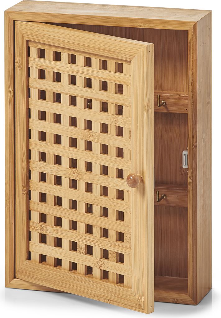 ZELLER 13876 Schlüsselkasten aus Bambus / Schlüsselbox Produktbild 