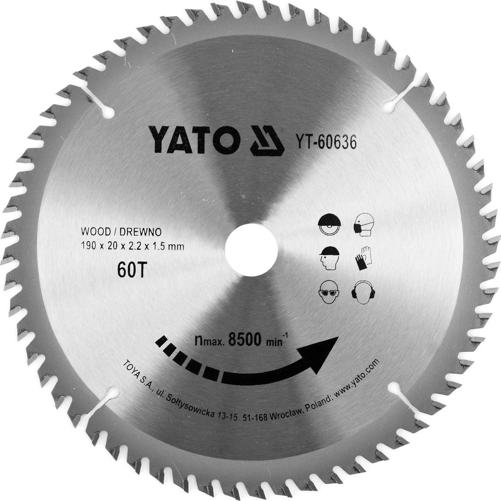 Yato YT-60636, Kunststoff, Holz, 19 cm, 2 cm, Produktbild 