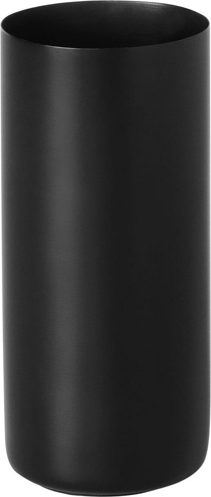 Blomus MODO Zahnputzbecher, Mundbecher, Zahnbürstenbecher, Stahl titanbeschichtet, Gummi, 69082