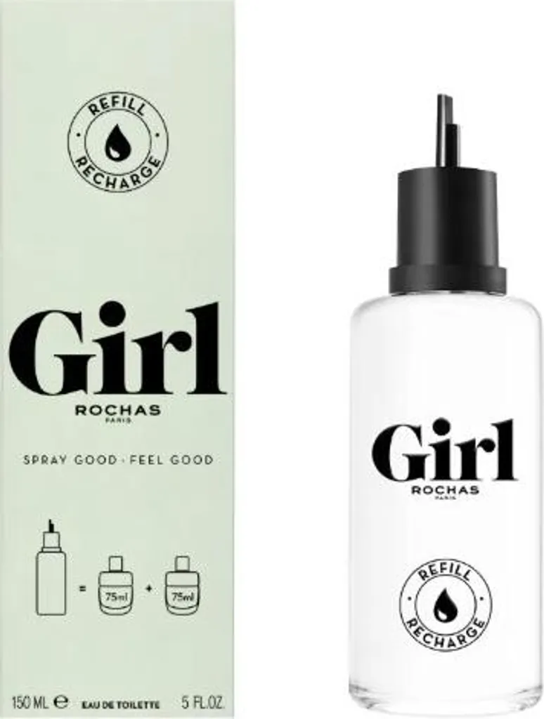 Parfum Rochas Girl Recharge 150 ml pour Prolonger votre Sillage Floral
