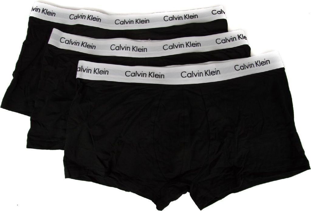 Calvin Klein Boxer de Tiro bajo Noir L Pack Trunk 3Pk Image du produit 