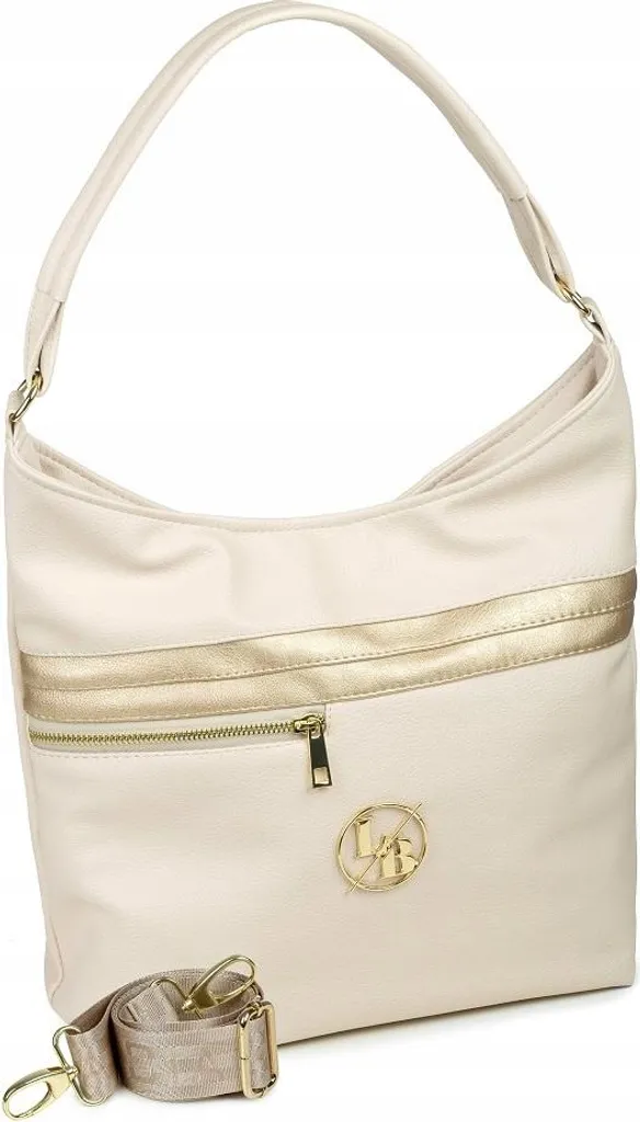 Laura Biaggi Damen Shoppertasche A4 Logo - 1