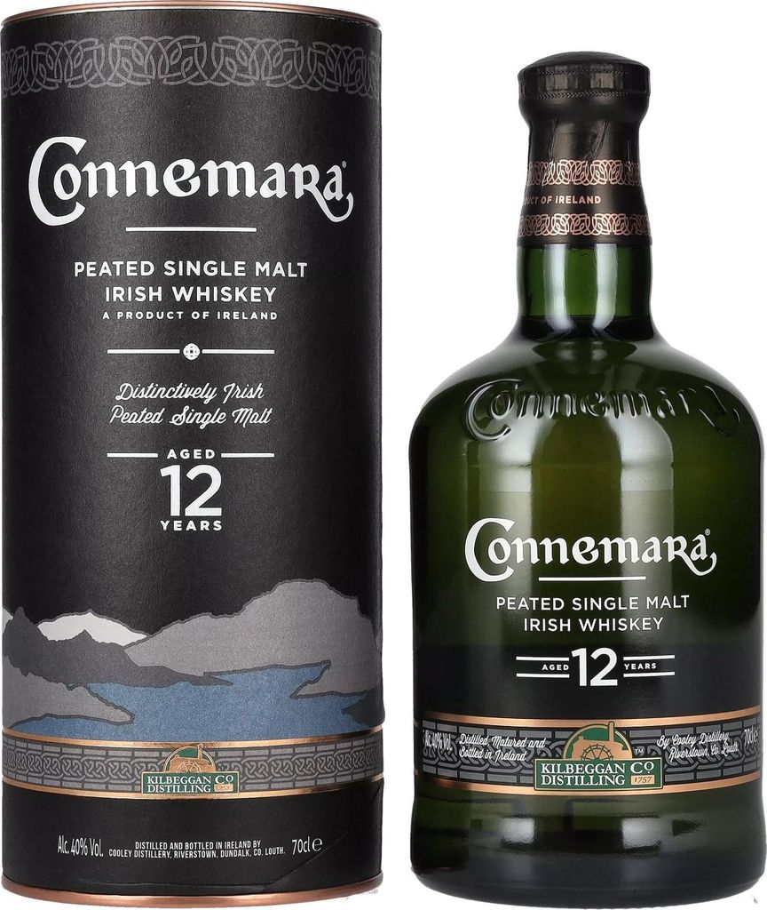 Connemara 12 Years Old Peated Single Malt Irish Whiskey 40% Image du produit 