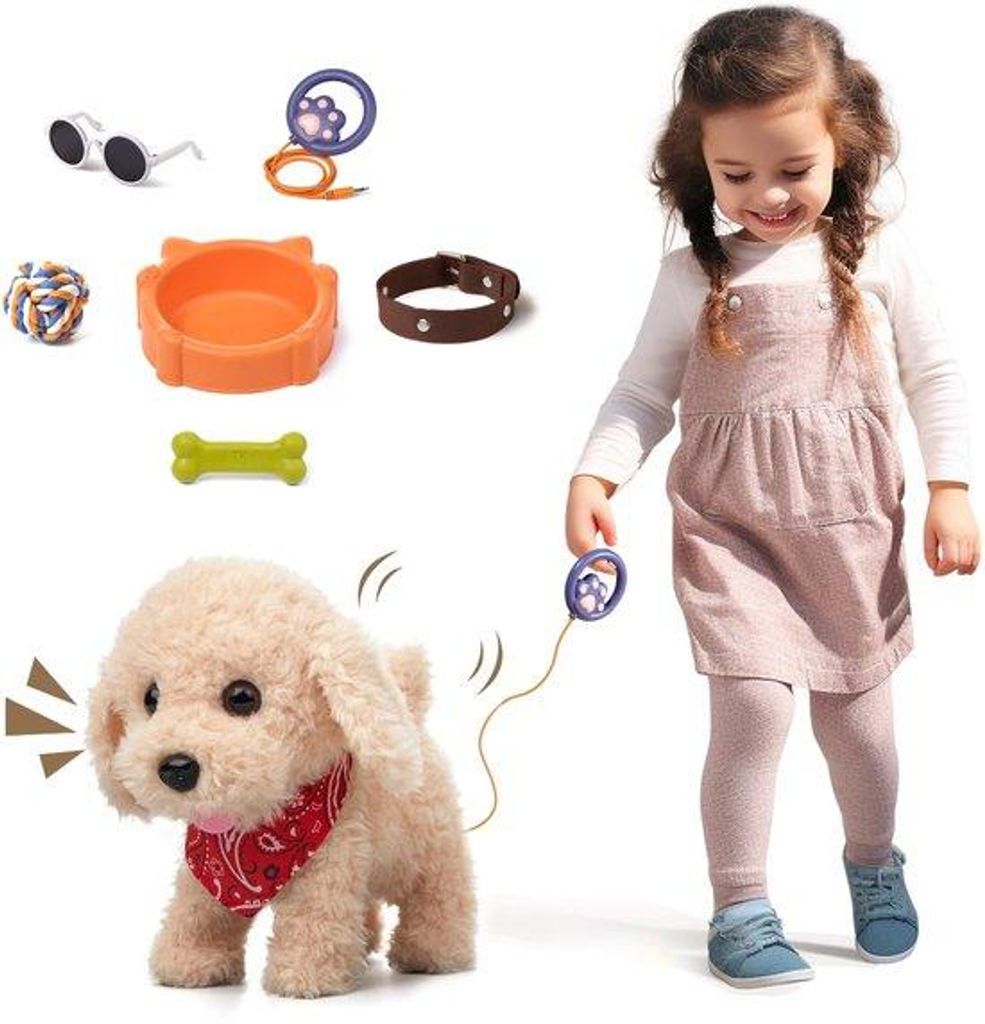 Interaktives und realistisches Spielhund für Kinder
