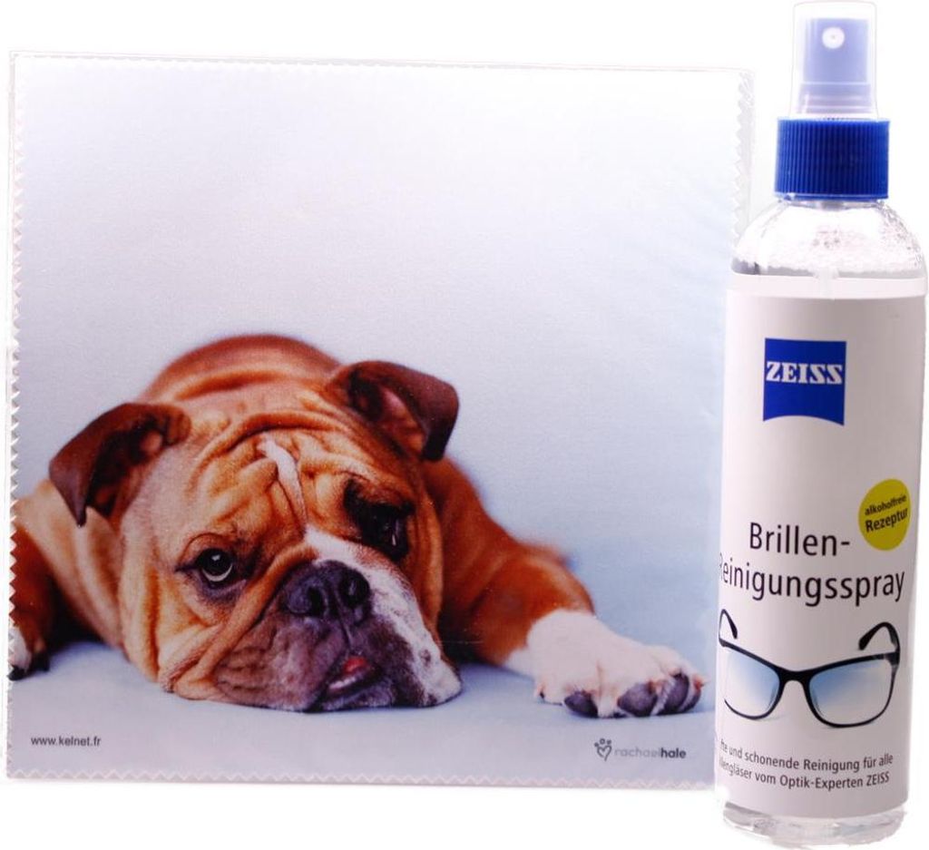 Mikrofasertuch "Bulldogge" Größe 18,5*18,5 cm von La Kelnet