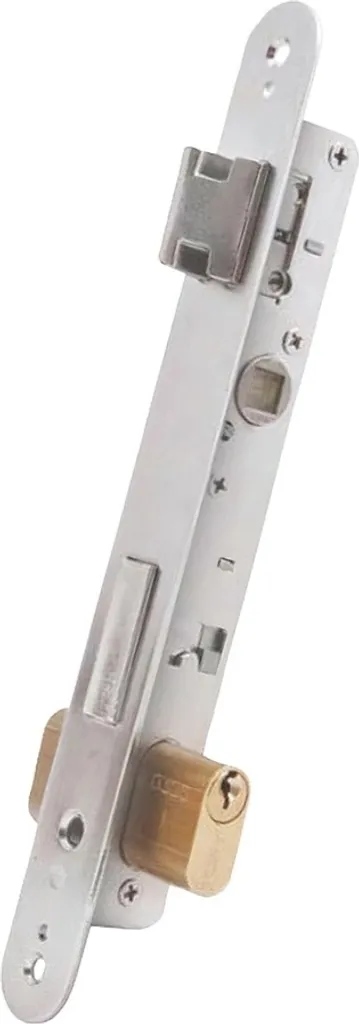 Serrure de porte en aluminium Lince 5550 avec pêne de 14 mm robuste