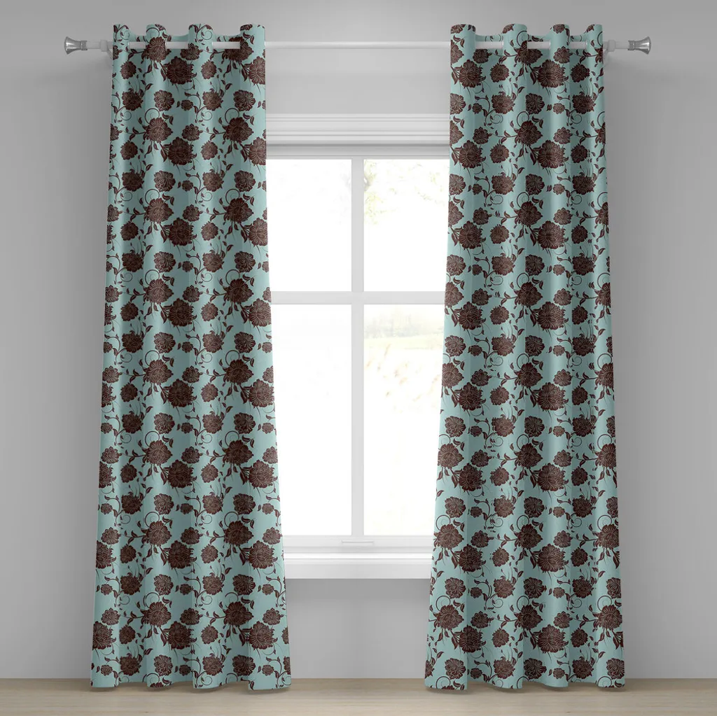 Rideau de fenêtre floral 280x175 cm idéal pour habiller votre intérieur