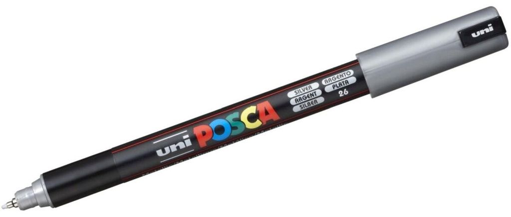 uni-ball marqueur pigmenté POSCA (PC-1MR), argenté Image du produit 