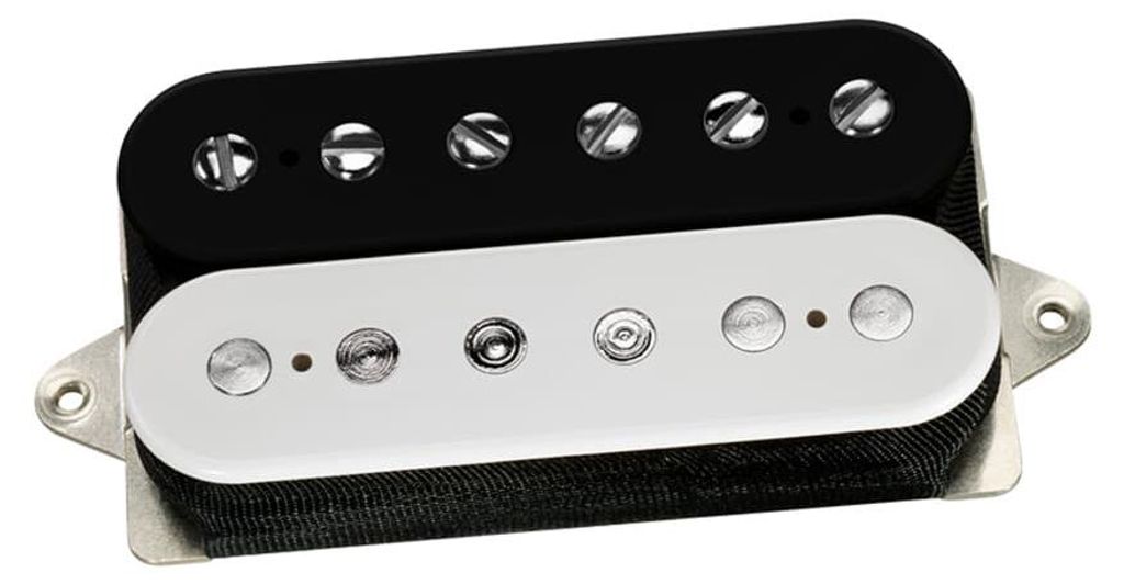 DiMarzio PAF 36th Anniversary Neck Black/White | Nickel Pole Pieces
