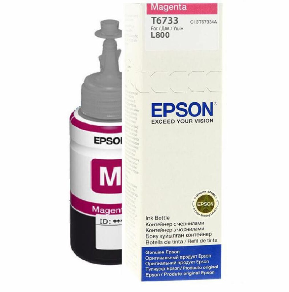 Epson T6733 - 70 ml - Magenta - original - Nachfülltinte - für Epson L1800, L800, L805, L810, L850