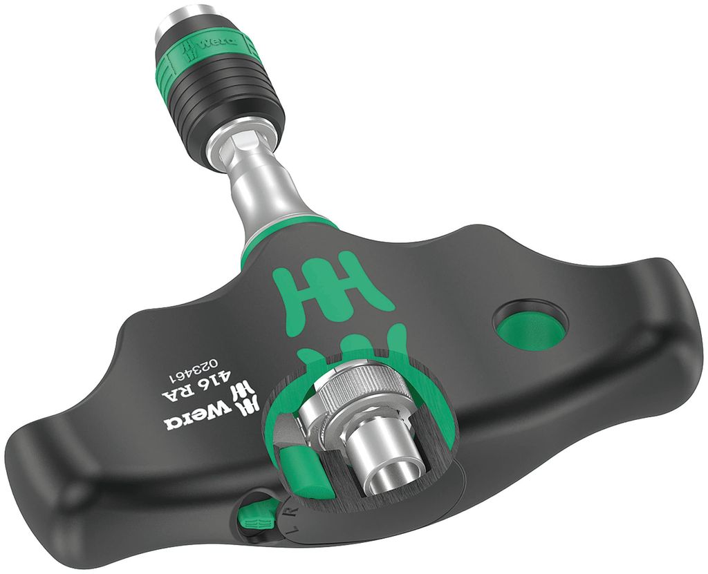 Wera 416 RA: Mango ergonómico Rapidaptor con sistema de Imagen del producto 