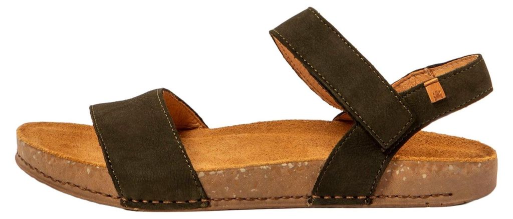 El Naturalista Sandalen Damen/Herren N5790 NOBUCK LAVADO KAKI / BALANCE Farbe Grün