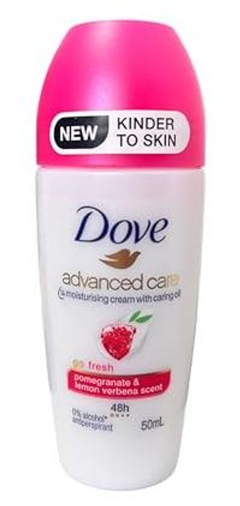 Dove Go Fresh Granatapfel Anti-Transpirant Deo Roll-On 50 ml - 6er Pack