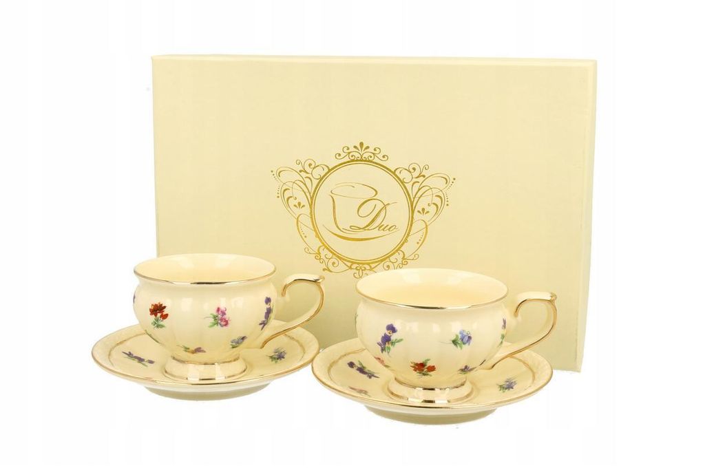 DUO ECRU 2er-Set Espressotassen 120 ml mit Untertassen, New Produktbild 