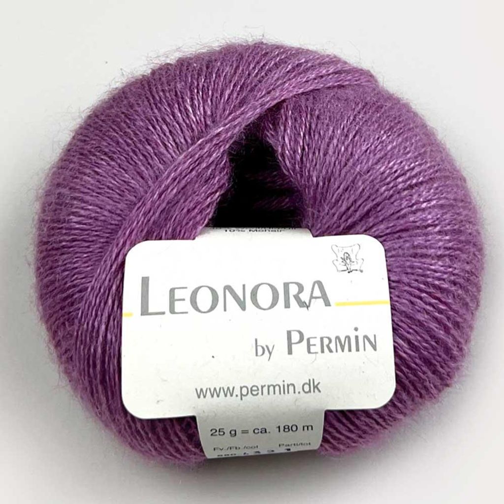 Leonora by Permin – Edles Seide-Wolle-Mohair-Garn (32 maulbeere )