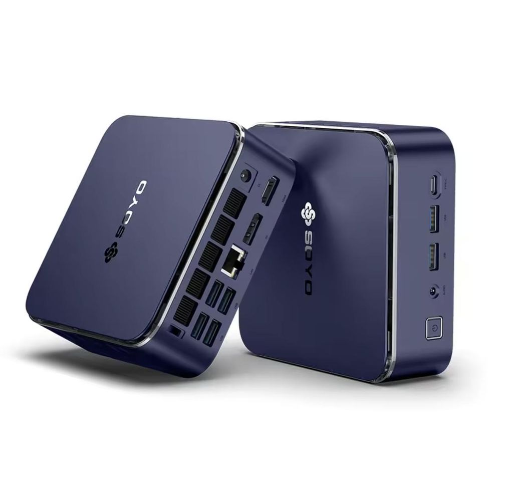 Soyo M5 Mini PC AMD Ryzen 3 4300U CPU 16GB Ram 512GB M.2 Produktbild 