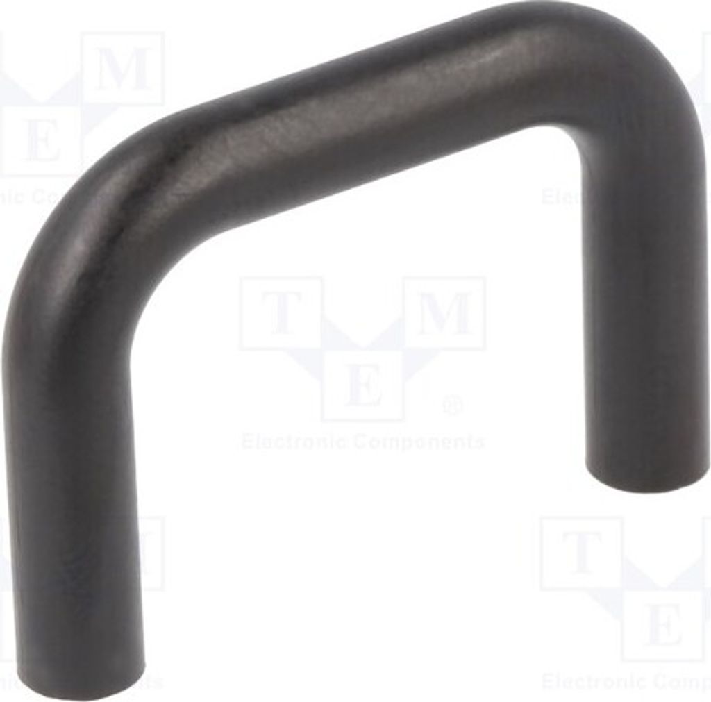 2x Griff W: 5,5mm Hände Mat: H: 25mm L: 35mm schwarz