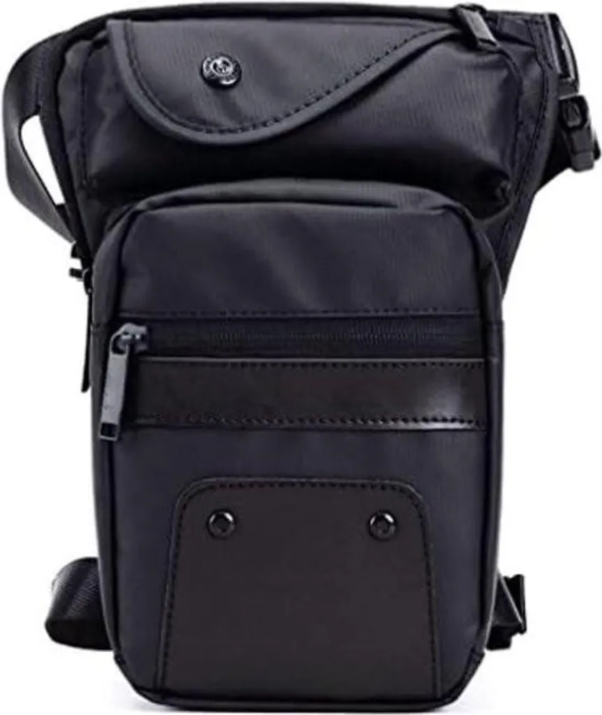 Poche de jambe moto étanche - Bagagerie de cuisse pour pilote - 2L