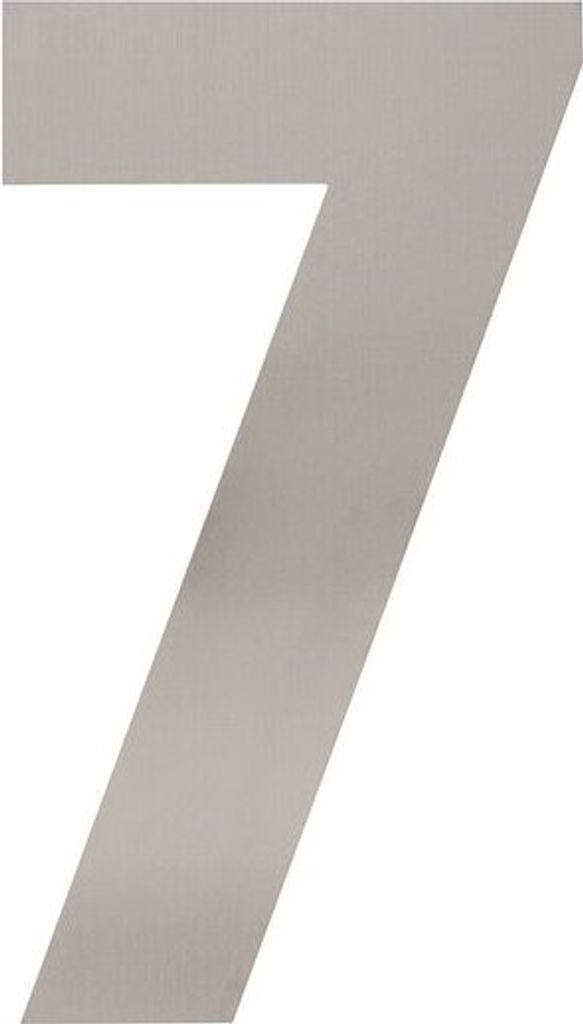 Hausnummer Intersteel 7 XL 300 mm Edelstahl gebürstet Produktbild 