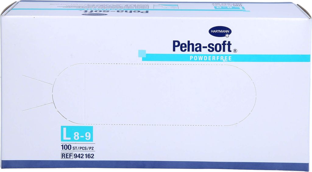 Peha-soft® powderfree Latexhandschuh Größe L 100 Stück Produktbild 5