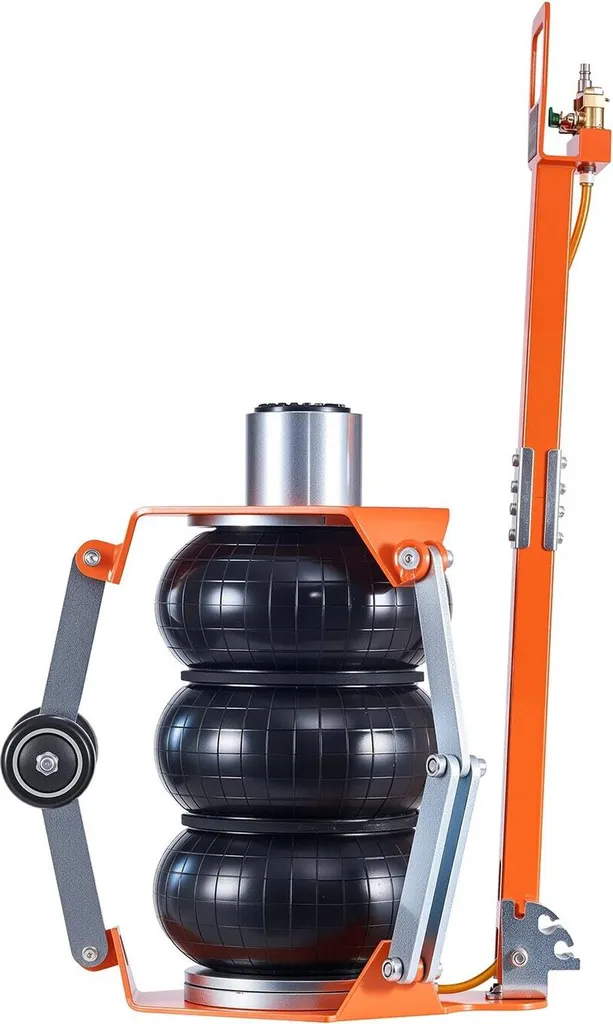 Cric pneumatique 3 tonnes avec poignée réglable et levage de 470 mm