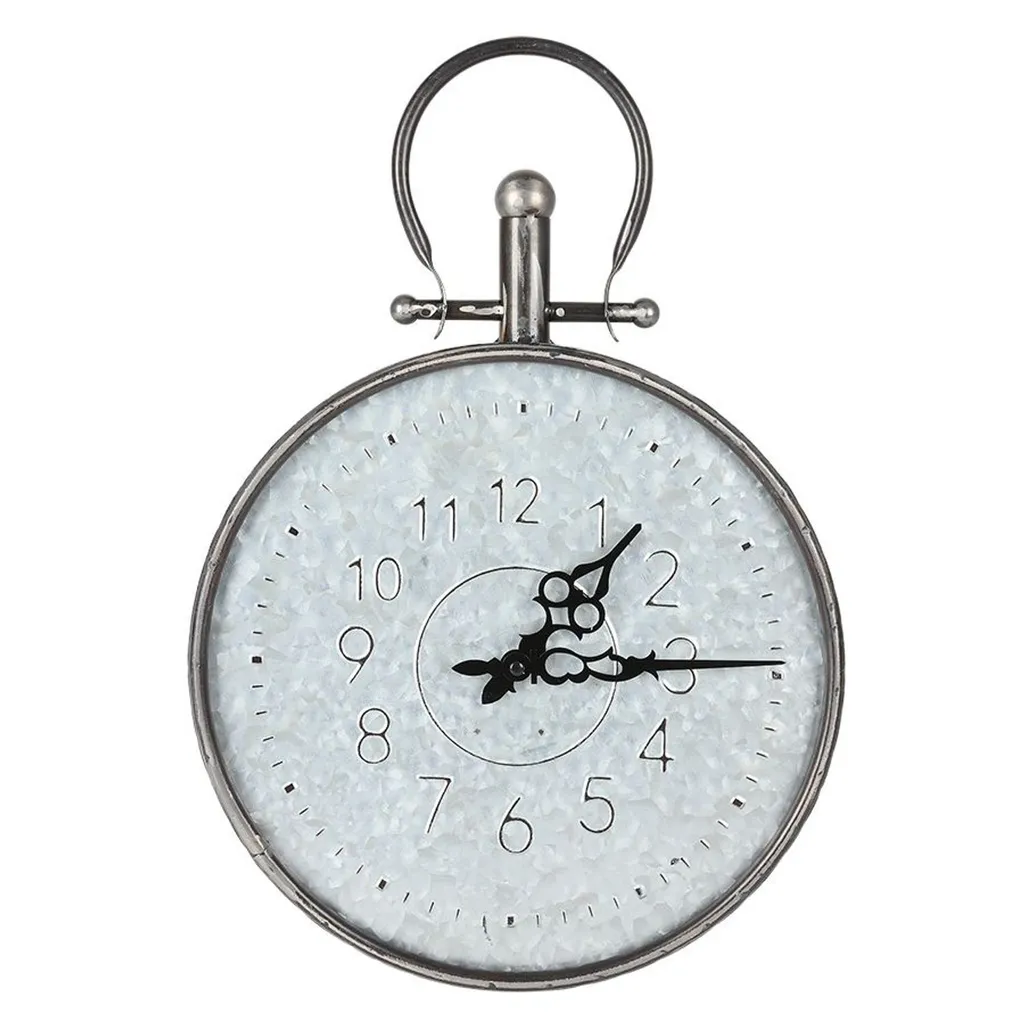 Horloge de cuisine vintage style gousset 31,5cm pour salon et bureau