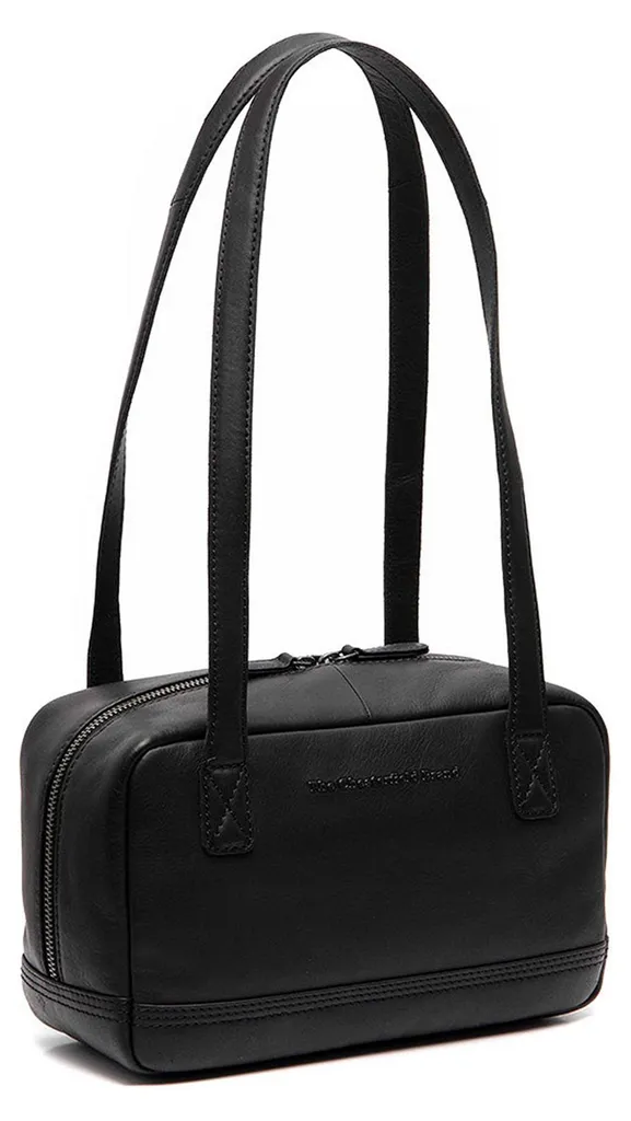 Besace en cuir noir sacoche bandoulière homme Chesterfield Fenno