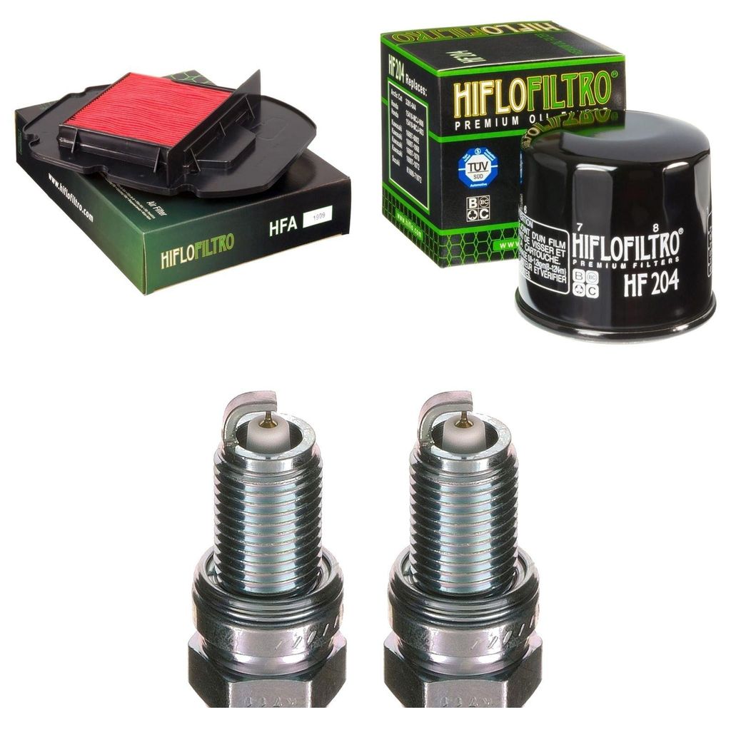 Service-Kit für Honda VTR 1000 F Fire Storm 2003-2006 Filter Zündkerzen von pamoto - Neu