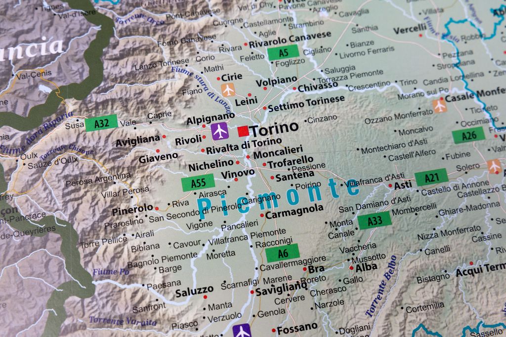 GeoMetro XL Italienkarte auf Italienisch mit Laminierung Produktbild 7