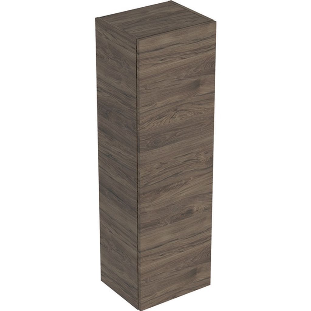 Geberit GE Smyle Square Mittel-HS mit einer Tür 36x118x29,9cm, Nussbaum