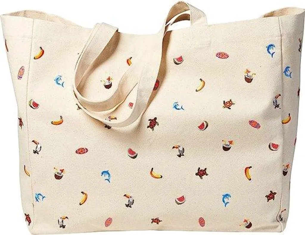 Sac de voyage en coton naturel idéal pour les vacances et sorties piscine