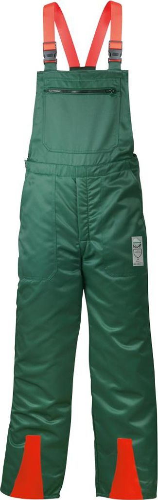 FICHTE Schnittschutz-Latzhose Grün Größe 30