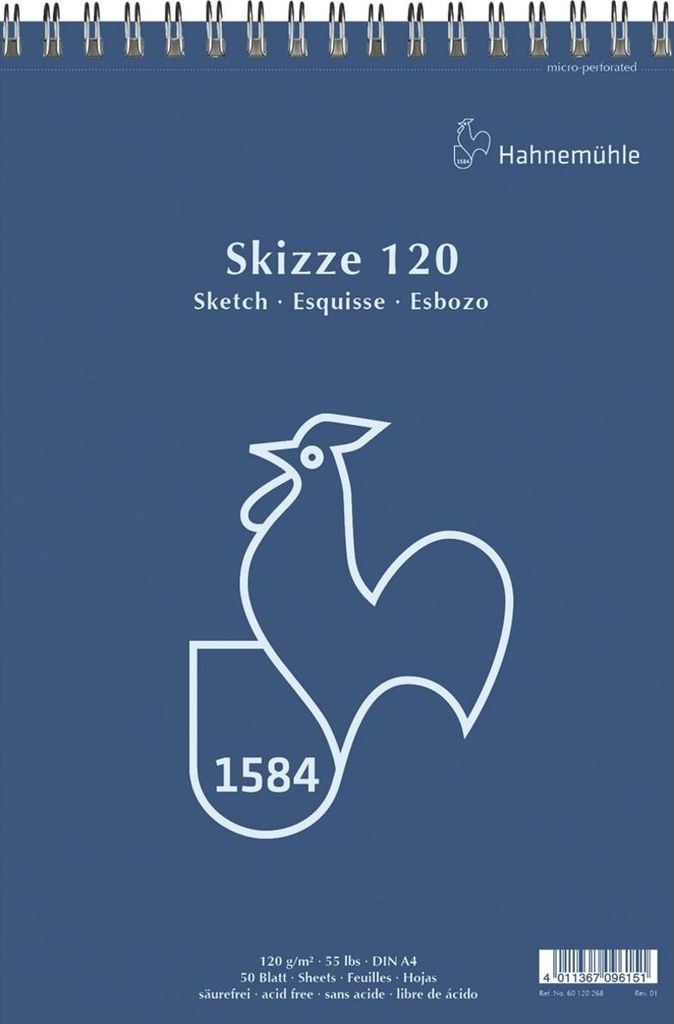 Hahnemühle Skizzenblock DIN A4 1 Block Produktbild 