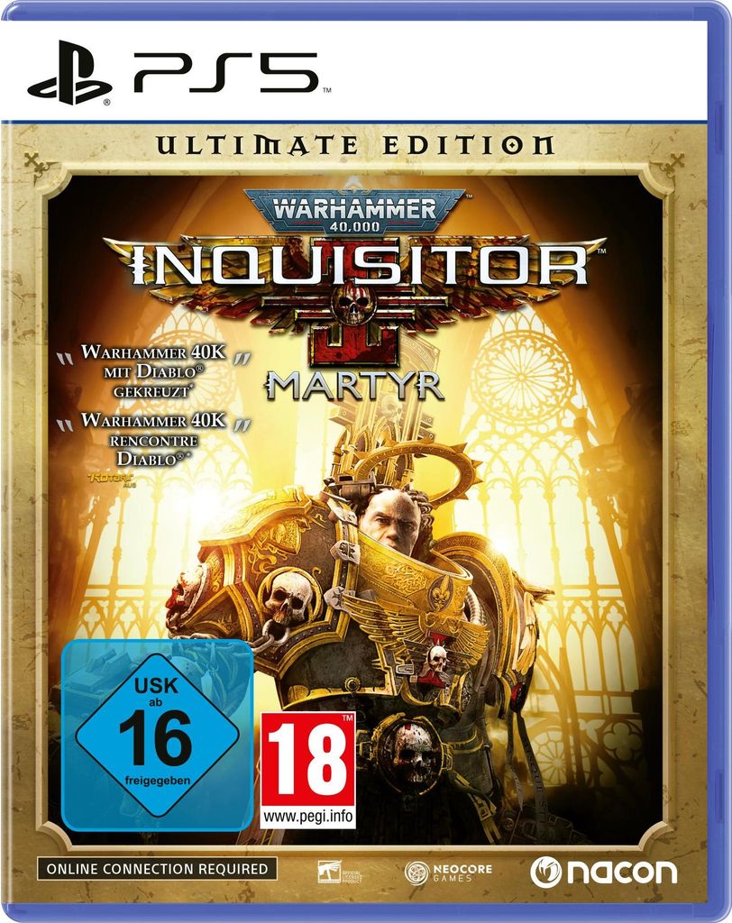 Warhammer 40K Inquisitor Martyr Ultimate Edition  PS5 Produktbild 