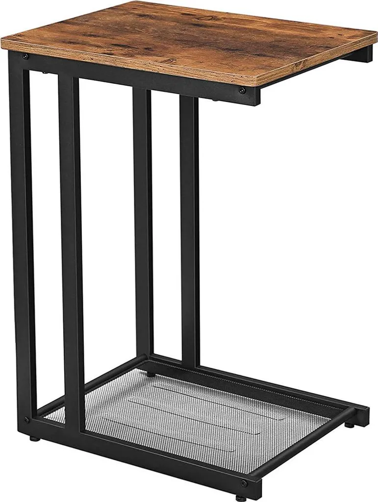 Table d'appoint glissante sous sofa pour petit déjeuner au lit ou bureau