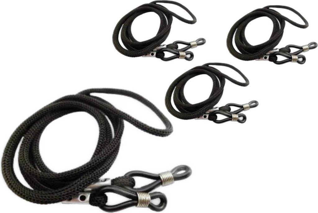 Brillenband 4er Set Schwarz Produktbild 
