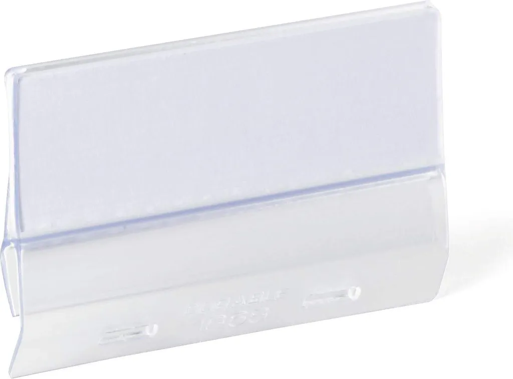 Onglets rigides 60 mm transparents haute visibilité - 25 pièces DURABLE