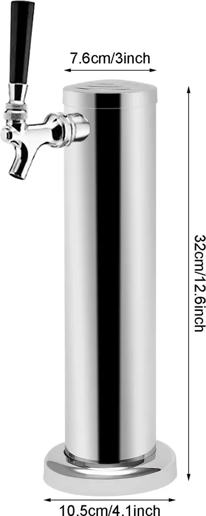 Impianto Spillatura Birra Professionale in Acciaio Inox - 1 Rubinetto - 4