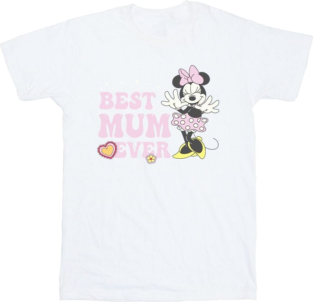 Disney - "Best Mum Ever" T-Shirt für Herren BI42331 (XL) (Weiß)