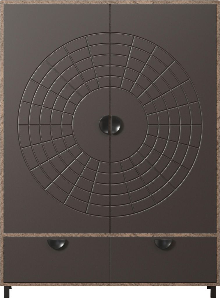 trendteam Wohnen Fusion Highboard, Rostoptik Produktbild 