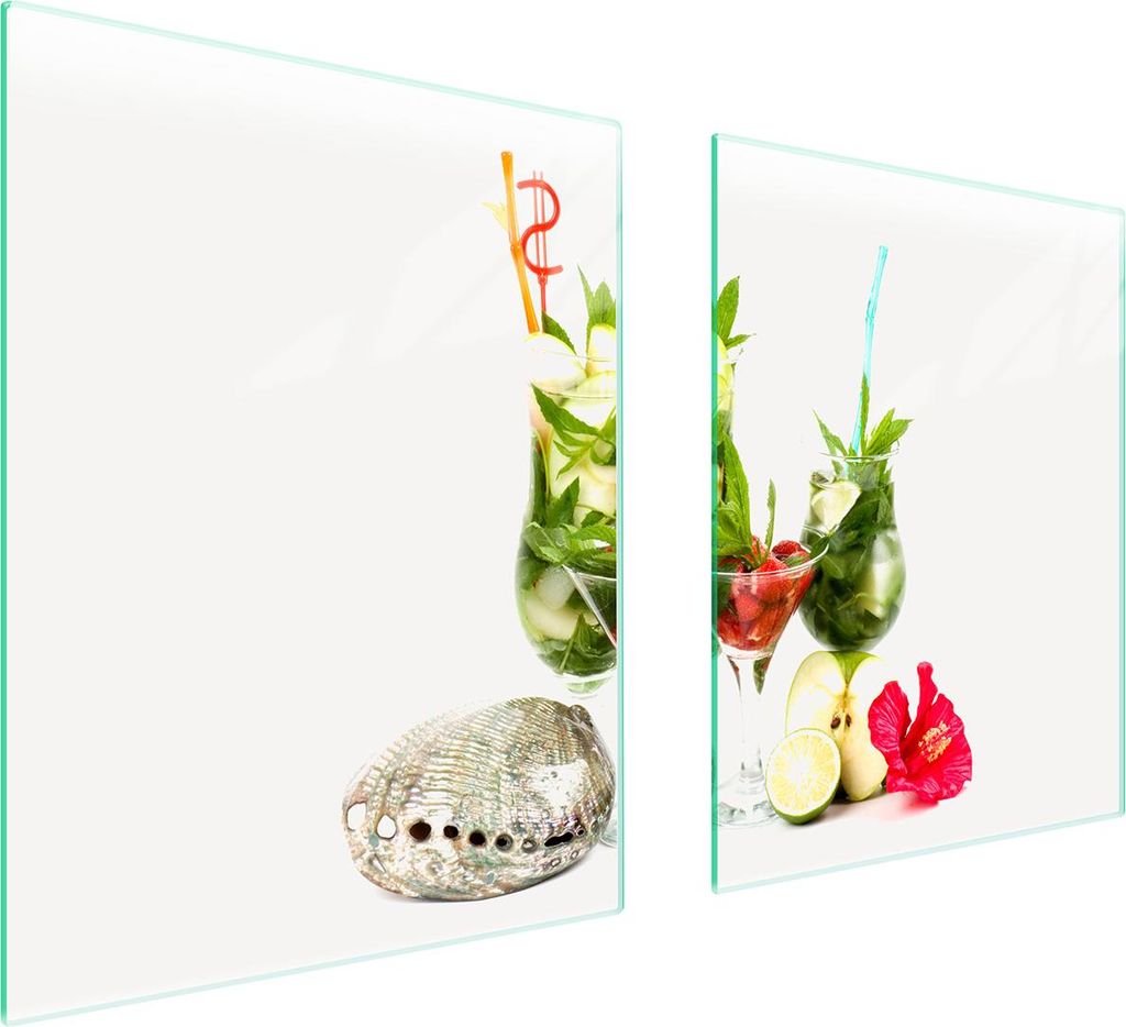 Glasschutzplatte Für Herd 85X52 Fruit