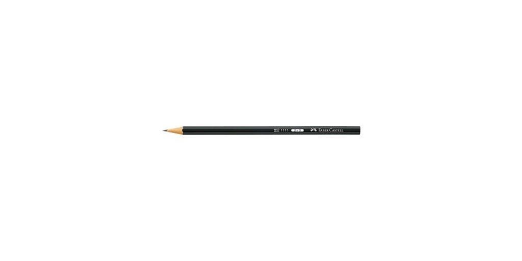 Faber-Castell 111102 Matita 1111 - 2B, nero Immagine del prodotto 