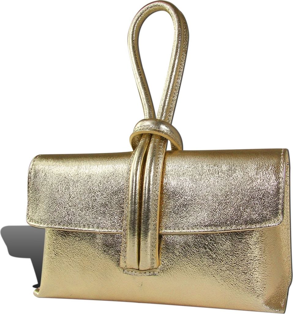 Abendtasche gold Toscanto Tasche Leder D2OTT834AZ