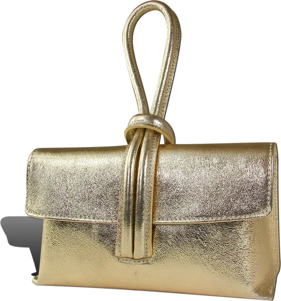 Sac soirée doré en cuir : fini les pochettes fragiles qui s'écaillent !